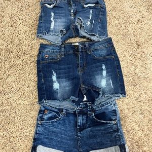 Girls size 8-10 Hudson Denim shorts bundle